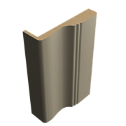 НАЛИЧНИК "ВОЛНА" ТЕЛЕСКОПИЧЕСКИЙ VINYL 36х90х2150 (EURO 1) СЕРЫЙ 