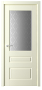 СХЕМА Эмаль-1 ПО Эмаль Классика-3 ЛЕВОЕ 800 слоновая кость стекло мателюкс "Лорд матовое" (защелка маг.)